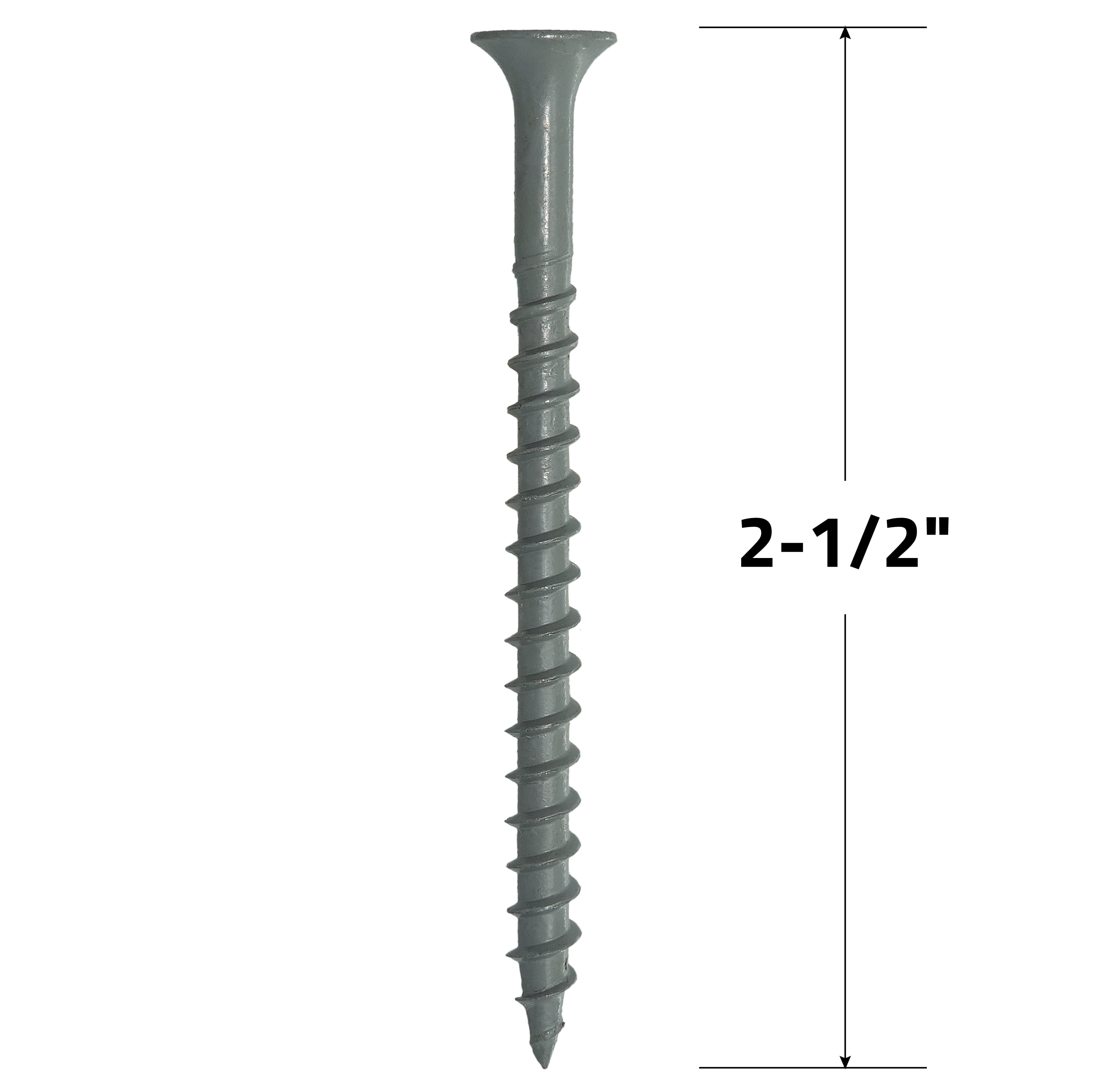 (2 pack) Grip-Rite PrimeGuard Ten #9 x 2-1/2 in. Wood to Wood Deck Screw 25 lb.