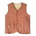 thumbnail image 2 of Njoeus Women Winter Warm Vests Coat Soft Fleeces Lined Jacket Vests Classic Cute Sleeveless Vests with Pockets (Plus Size), 2 of 4