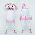 thumbnail image 2 of Pijamas de Unicornio para niños y niñas, ropa de dormir de franela con dibujos animados de animales para invierno xuanjing unisex, 2 of 2