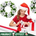 thumbnail image 6 of 36PCS Glitter Christmas Artificial Flowers Christmas Poinsettia Decor Christmas Tree Wreaths Ornaments for Christmas Home Wedding Party, 6 of 7
