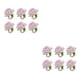 thumbnail image 1 of Servilletero de flores artificial Monstrate 6 piezas hecho a mano decorativo Rosado, 1 of 6