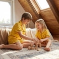 thumbnail image 3 of Family Matching Pajamas Summer Solid Colors and Elastic Shorts for Loungewear Soft Sleepwear, 3 of 9