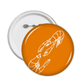 thumbnail image 1 of Shrimp Combination Fighting Food Pins Badge Button Emblem Accessory Decoration 5pcs, 1 of 2