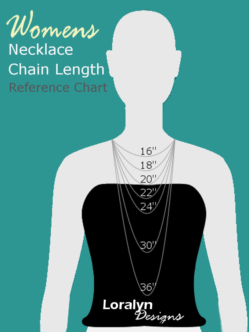 Necklace size guide | Classy Women Collection