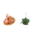 thumbnail image 1 of Miniaturas de Decoración de Muebles de Dormitorio Macarena Perfume y Colgante Verde, 1 of 8