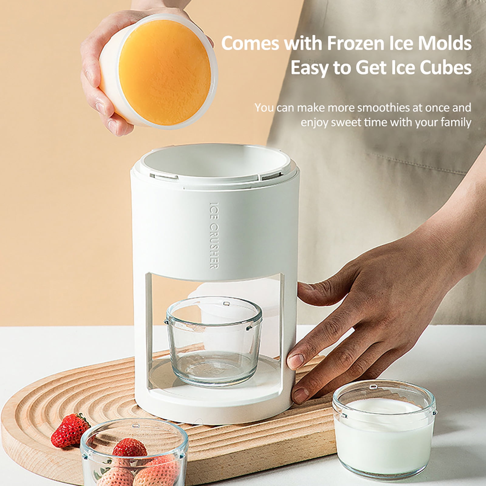 Shaved Ice Maker Machine Shaved Ice Machine Manual Ice Shaver Crushed Ice Maker Portable Snow Cone Machine for Party Making Snowcones Ice Cream and Slushy