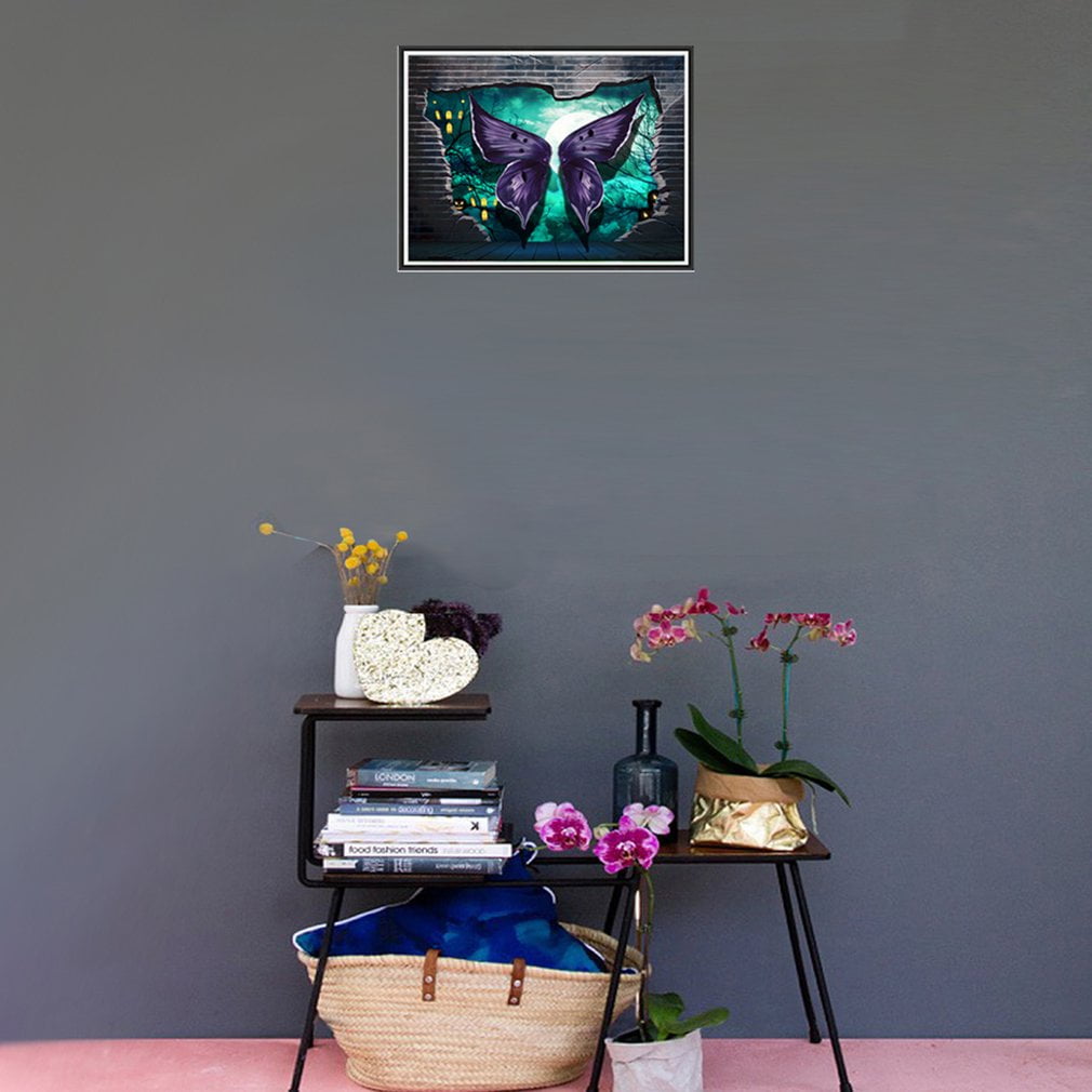 Halloween Purple Butterfly Painting Handmade Diamond Painting Wall  Decoration | Walmart Canada
