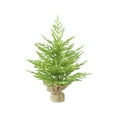 thumbnail image 2 of RBCKVXZ 24Inch Mini Christmas Cedar Tree Small Tabletop Xmas Decor - Desktop Artificial Christmas Tree with LED Light for Indoor Bedroom Office Kitchen Decoration, 2 of 6