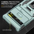 thumbnail image 3 of ELEHOLD Heavy Duty Rugged Case for Google Pixel 7 2022 Full Body Protection with Camera Lens Cover Magnetic Metal Ring Holder Kickstand Anti-Scratch Shockproof Case, Darkgreen, 3 of 7