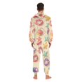 thumbnail image 4 of FORMRS Onesies Pajama for Adults Unisex Hoodie Winter Jumpsuit One Piece Sleepwear, Sizes S-2XL, Beach Toys Pattern, 4 of 7