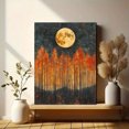 thumbnail image 6 of Gustav Klimt Forest & Moon Canvas Print, Famous Modern Art Poster, Stylish Home Wall Decor, 6 of 8