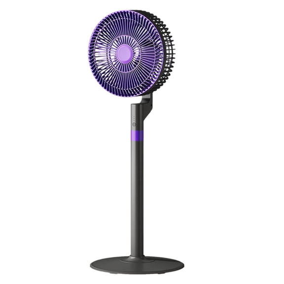 Portable USB Rechargeable Desk & Floor Fan – Powerful Quiet Airflow with 3-Speed Settings, Concave Blade Design, Indoor & Outdoor Use