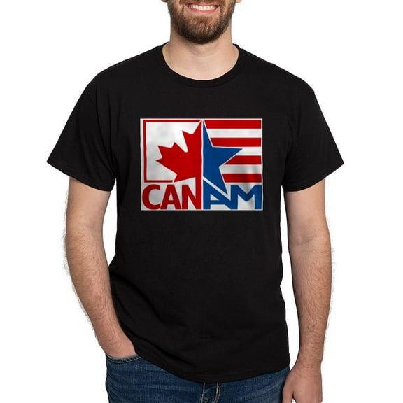 CafePress - CANAM Ash Grey T Shirt - Men's Classic Graphic Cotton T-Shirt