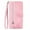 Pink, variant on for Samsung Galaxy A13 5G 6.5 inch Case, Wallet for Women Men, Durable PU Leather Flip Lanyard Strap Wristlet Zipper Card Holder Wallet Phone Case for Samsung Galaxy A13 5G,Brown