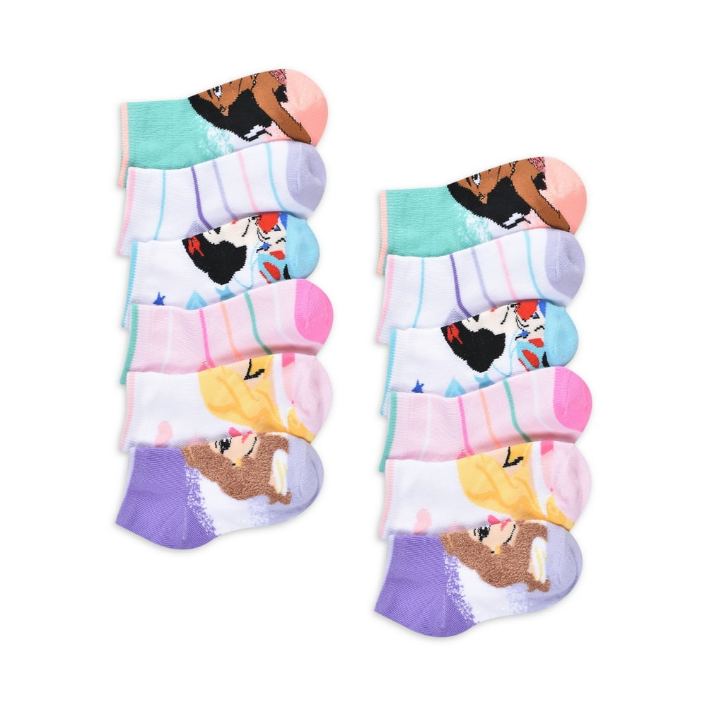 Disney Princess Disney Princess Baby & Toddler Girls Socks, 12Pack