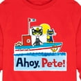 thumbnail image 3 of Pete The Cat - Ahoy Pete - Toddler And Youth Long Sleeve Graphic T-Shirt, 3 of 6