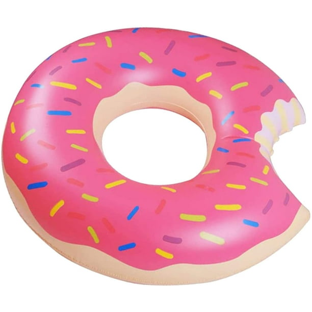 Donut Pool Float for Kids Adults,Inflatable Doughnut Pool Tubes Pink for Summer Walmart.ca