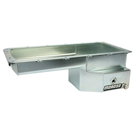 - Moroso Street/Strip Engine Oil Pan 6-5/8 in Deep Ford Coyote P/N 20571