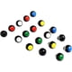thumbnail image 5 of Rawiri 18 Piezas Botón de Interruptor de Pestillo de Plástico Diy 12 Mm Mini Botón Impermeable Pulsador 6 Colores Interruptores Momentáneos, 5 of 5