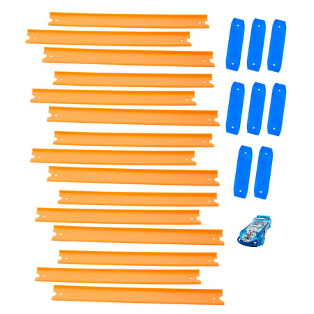 Hot Wheels Track Builder Straight Track With Car (Best Hot Wheels Cars For Tracks)