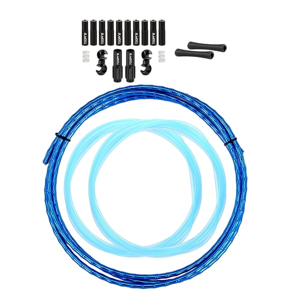 Kit Universal de marchas para , conjunto de aleación de aluminio, carcasa de de repuesto para reparación de Azul DYNWAVEMX Carcasa de cable de bicicleta