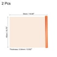 thumbnail image 2 of Uxcell 40x50cm Gel Color Filter Paper Polyester Film, Orange 85B 2 Pcs, 2 of 5