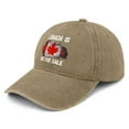 thumbnail image 1 of Canada Is Not For Hat Vintage Cotton Washed Baseball Caps Adjustable Dad Hat Crazy Funny Custom, 1 of 6