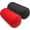 Black and Red, variant on 2Pcs Microbead Neck Roll Pillow, Squishy Neck or Back Support Tube Bean Pillow Cervical Cylindrical Cushion Sleeping Pillow for Home Bed Sofa Travel Rest, 11.8 x 6.3 Inch, Royal Blue and Black