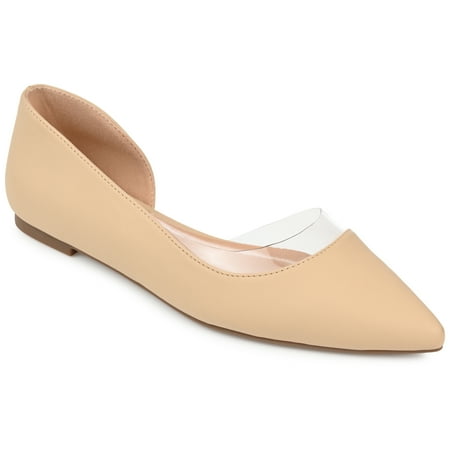 

Journee Collection Womens Mikki Ballet Pointed Toe Slip On Flats