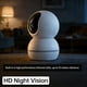 thumbnail image 3 of Cámara de seguridad interior con rotación Pan-Tilt, audio bidireccional, visión nocturna, detección de movimiento con IA | Compatible con WiFi, Plug-and-Play, ideal para el hogar,, 3 of 6