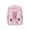 #1296-Pink, variant on Transparent PVC Jelly Backpack - Lightweight Large Capacity Cartoon Men's And Women's Backpack for Travel and Daily Use 12.2x16.9x5.12 Inches