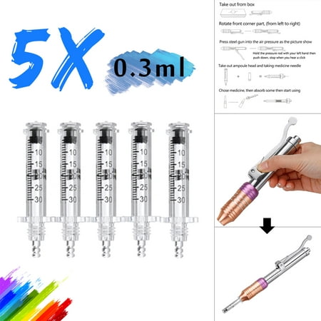 5PCS Hyaluron Pen Accessories Non Invasive Wrinkle Removal Injection