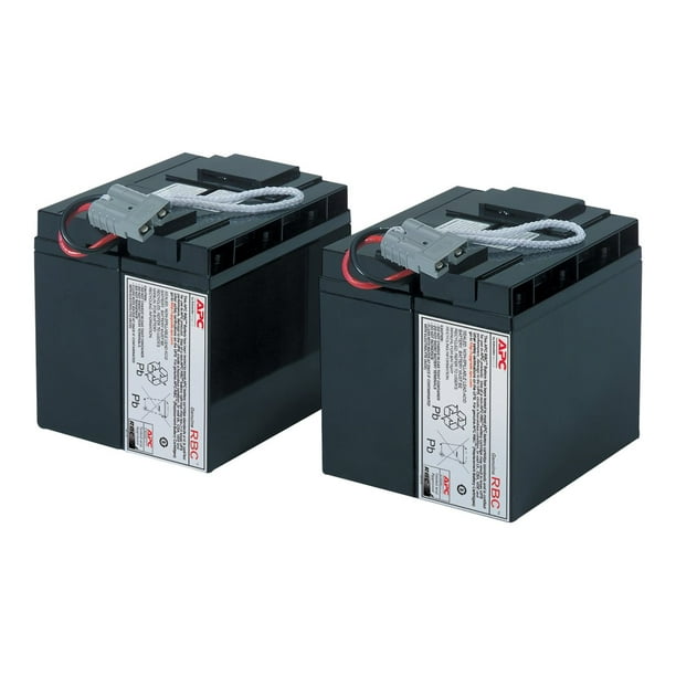 APC #55 Cartouche de Batterie de Remplacement - UPS Batterie - Acide de Plomb - 2-cell - Noir - pour P / N: SMT2200C, SMT2200I-AR, SMT2200IC, SMT3000C, SMT3000I-AR, SMT3000IC, SUA3000I-IN