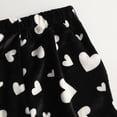 thumbnail image 6 of Trgacdwlo Womens Fleece Pajama Pants Heart Print Wide Leg Flannel Pj Bottoms Women Elastic Waist Fuzzy Winter Warm Women's Sleep Pants, 6 of 9