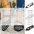 thumbnail image 3 of SuTry Women's Pointed Toe Flats Polka Dot Print Stretch Strap Lightweight Breathable Mesh Comfortable Casual Walking Shoes(36), 3 of 9