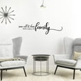 thumbnail image 3 of QTH Large Family Wall Decals for Living Room Decor Family Wall Decor Wall Stickers Decorations Home Art Bedroom Love Decals Quotes Word (Some Call It Chaos We Call It Family), 3 of 4