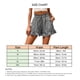 thumbnail image 5 of Pantalones cortos de cintura elástica para mujer, pantalones cortos informales con cordón estampado de gasa y bolsillos laterales, 5 of 5