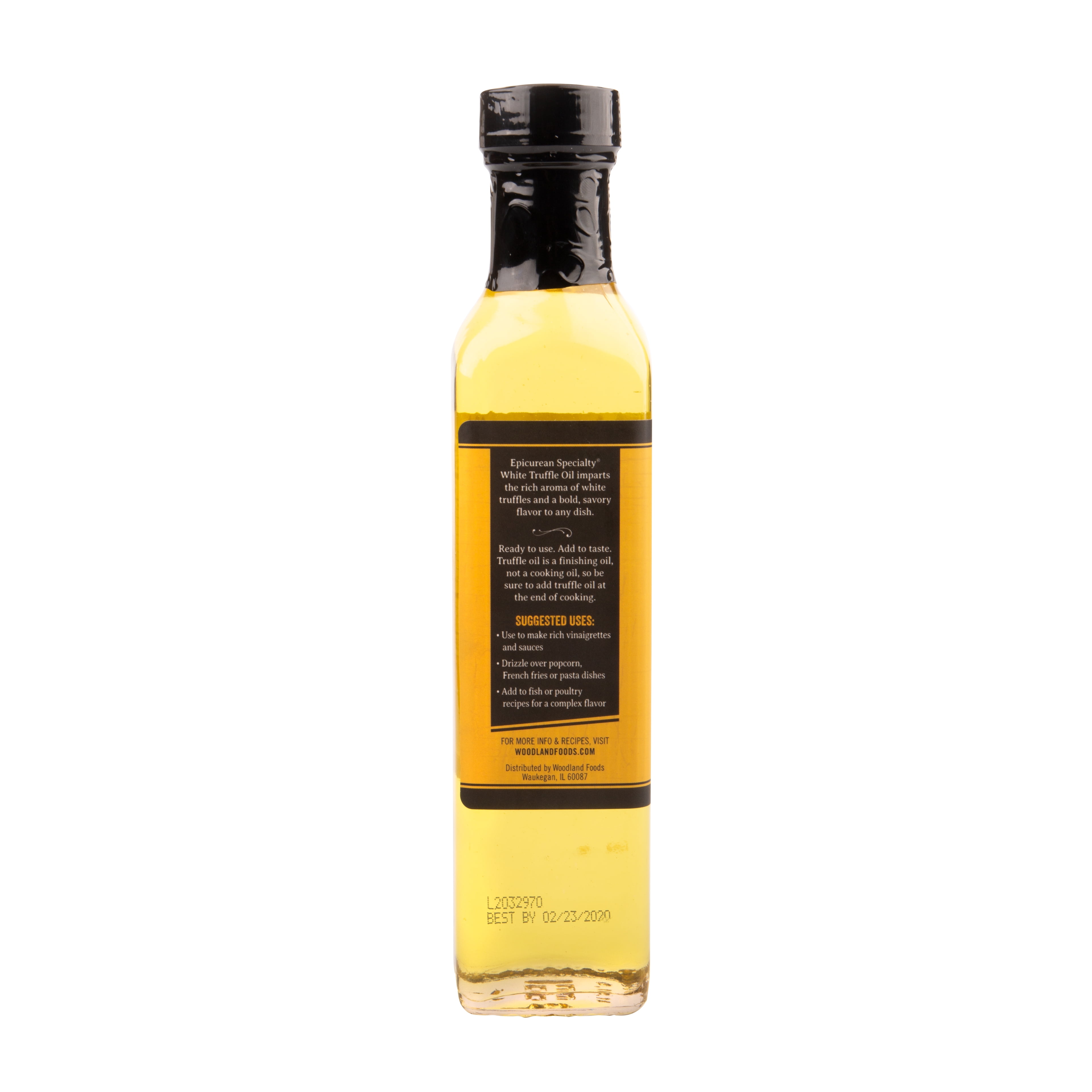 Woodland Gourmet White Truffle Oil Glass, 8oz