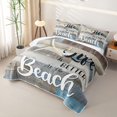 thumbnail image 3 of Erosebridal Teens Ocean Beach Twin Quilt Set,Vintage Sea Cabin Twin Coverlet Set for Boys Girls, 3 of 7