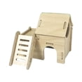 thumbnail image 3 of Casa y escondite para hámster Túnel de madera para hámster Escondite para hámster Juguete de madera para estilo A, 3 of 9