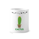 thumbnail image 1 of Verde planta suculentas cactus en maceta Taza de cepillo de dientes, 1 of 3