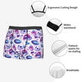 thumbnail image 3 of Kdxio Men's Boxer Briefs with crystal Skull record lips Print - Comfortable and Breathable Underwear for Everyday Wear, 3 of 5