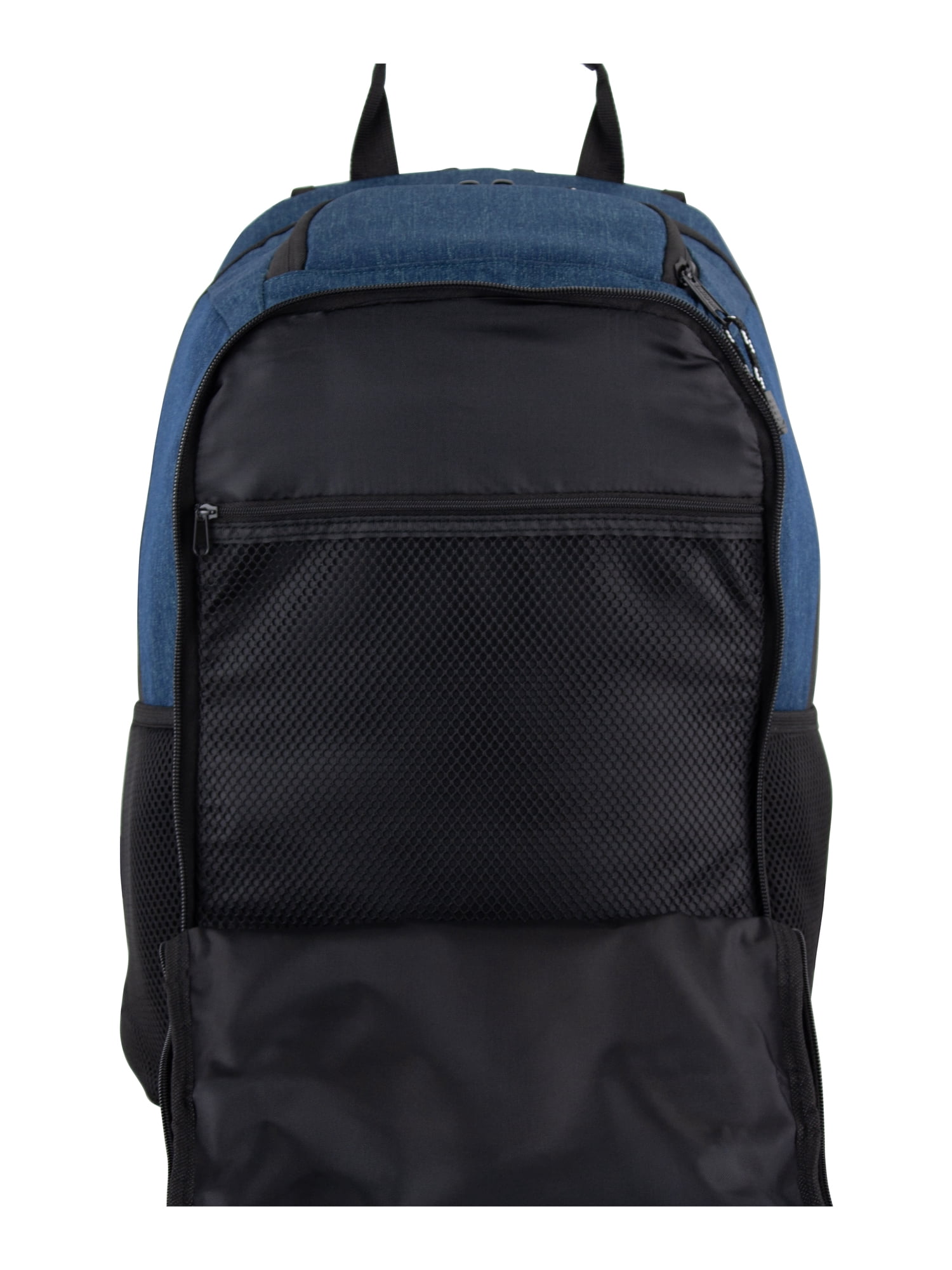 Eastsport Unisex 17" Platinum Lifestyle Dome Backpack with Protective Sunglasses Pocket, Teal Heather Chambray