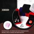 thumbnail image 4 of pitrice Velour Jewelry Earrings Card Necklace Display Box Bracelets Rings Badge Buckle Counter Organizer Case Organization Pink, 4 of 8