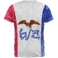 thumbnail image 2 of Iowa Vintage Distressed State Flag All Over Mens T Shirt Multi SM, 2 of 2