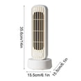 thumbnail image 2 of Sktrjpolfis Bladeless Desktop Tower Fan, Quiet Personal Tower Fan for Home Office Workstation, 14 Inch Compact Tabletop Cooling Fan, 2 of 6