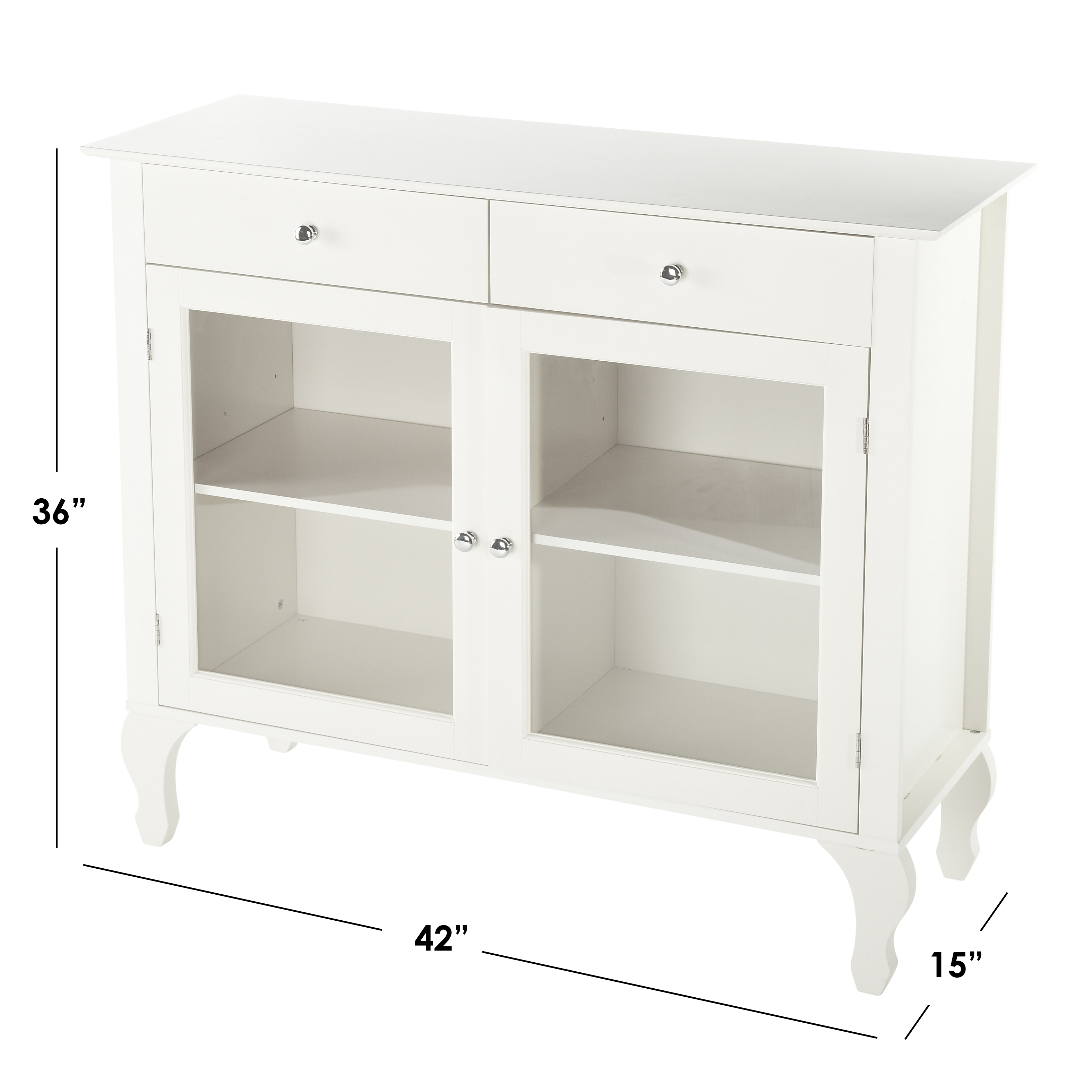 TMS Layla 2-Drawer Storage Buffet, Multiple Finishes - image 5 of 8