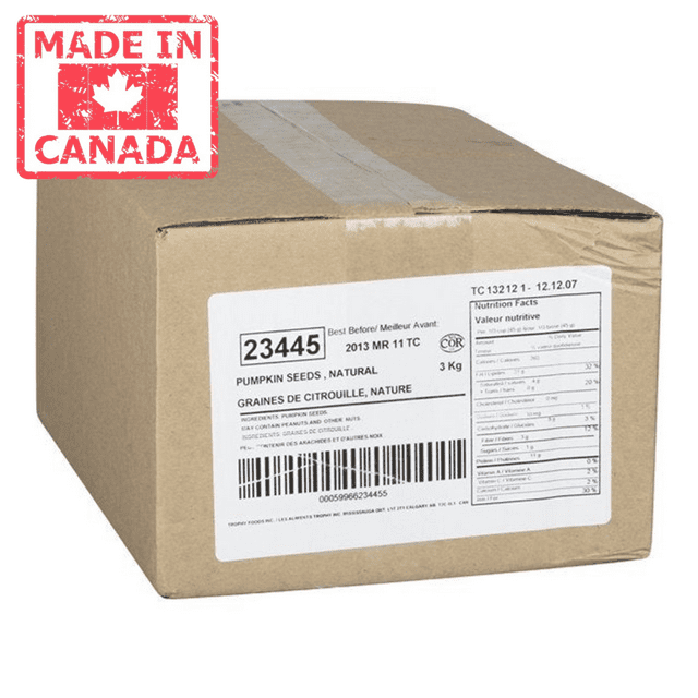 Graines de Citrouille Faon Trophy Foods, Amandes / 3 Kg/unité, 1 Unité/caisse