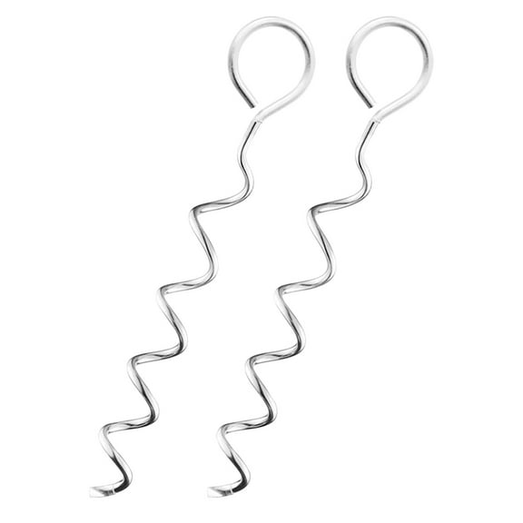 LEORX Outdoor Dog Accessories Iron 2Pcs for Simple Design in Yard