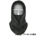 thumbnail image 6 of CoCopeanut Topi Rajut Kerah Leher Bertopi Uniseks Beanie Tebal Serut Kepala Topi Elastis Dapat Disesuaikan Pria Wanita Topi Musim Dingin Luar Ruangan untuk Wanita, 6 of 6